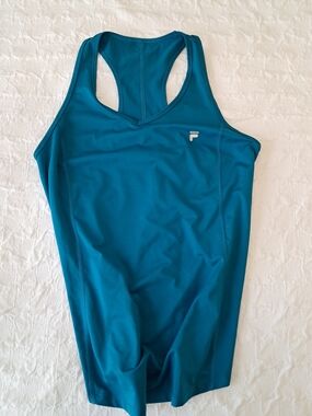 Fila Women's Teal Racerback Performance Tank